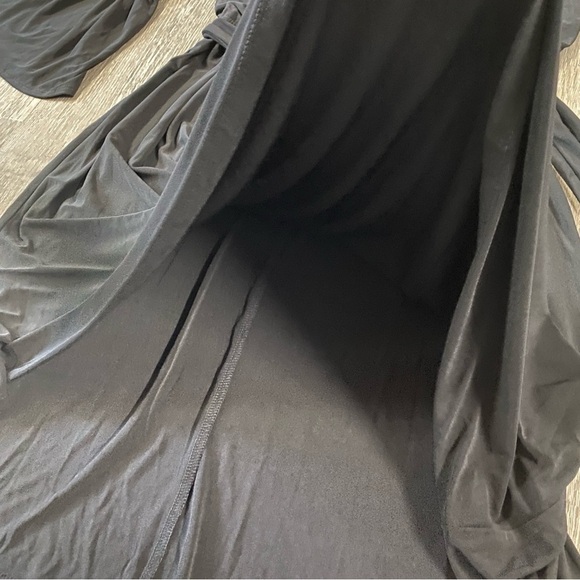 EMMA & MICHELE Black Dress Women’s Size Large Bell Sleeve Tie Waist NWT - Picture 6 of 6